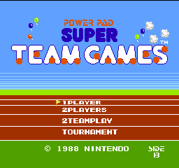 Super Team Games (USA) Title Screen